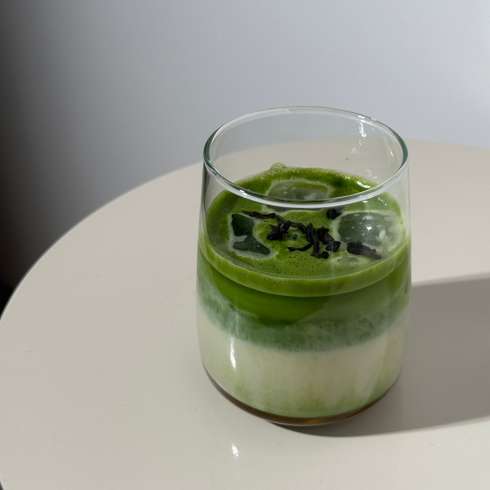 Javorové Earl Grey Matcha latte